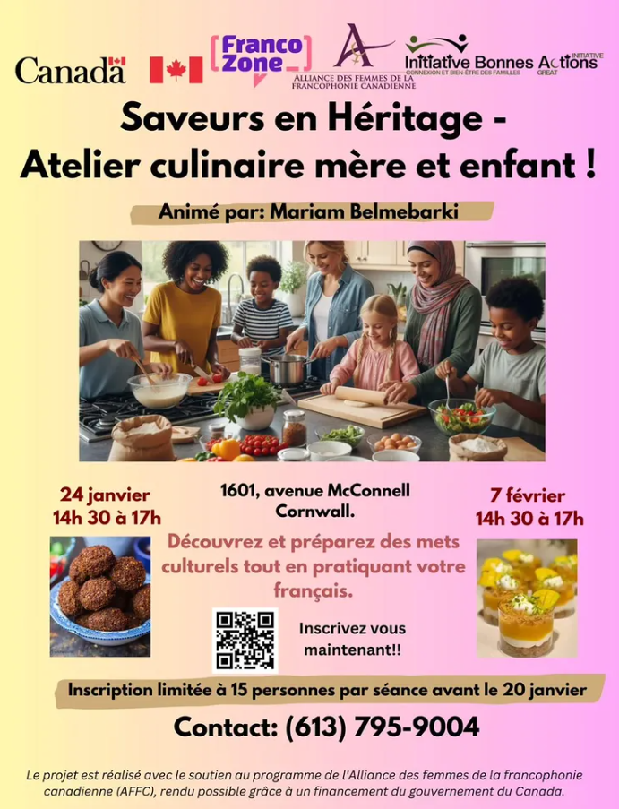 Saveurs en Héritage — Atelier mère et enfant